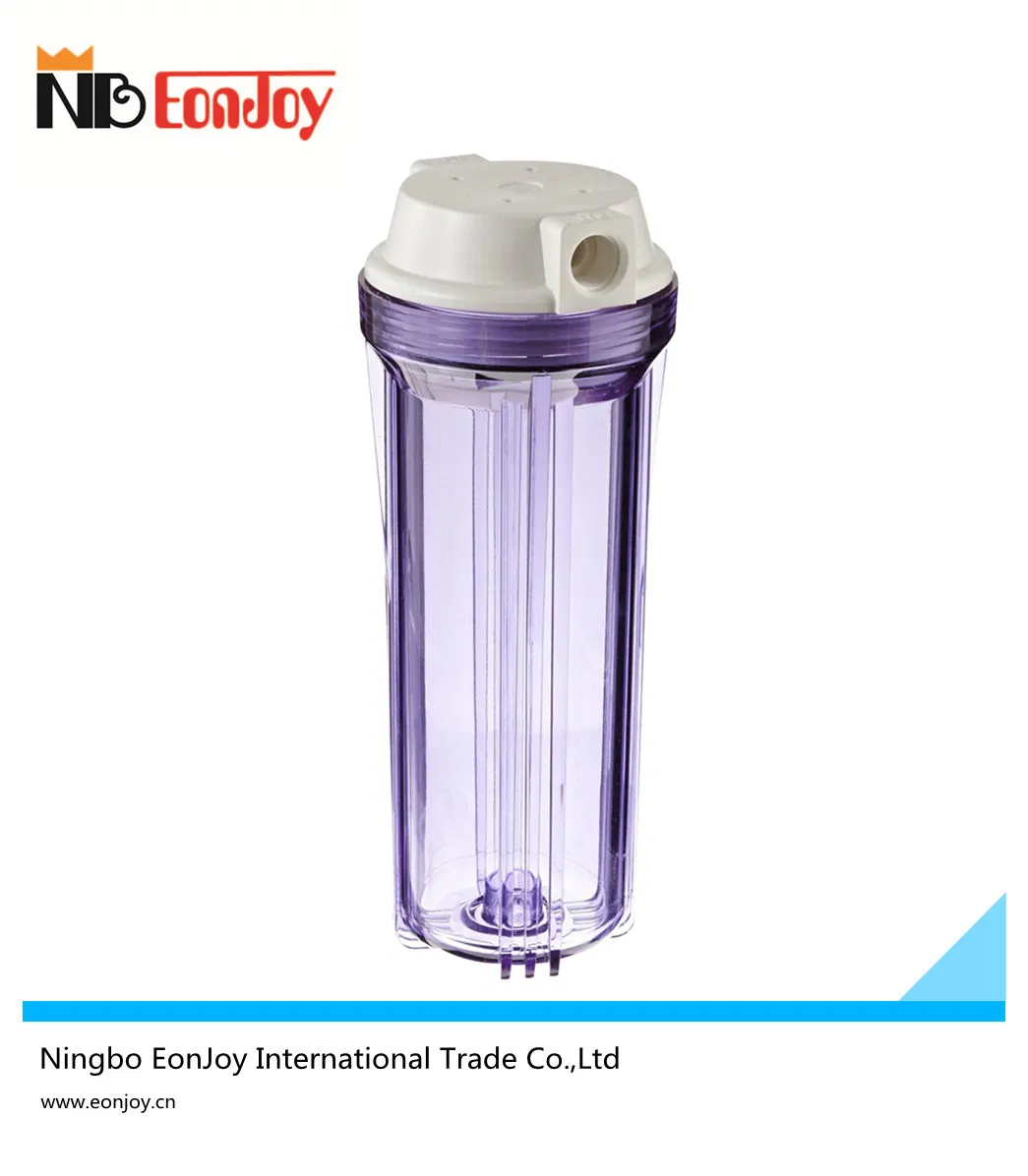 High-Quality 10-Inch Transparent Water Filter Housing for Clean Drinking