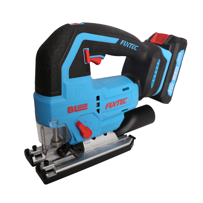 Fixtec Power Saws Portable Multifunctional Wood Cutting Jig Saw 26mm 20V Cordless Hand Held Electric Jig Saw Machine