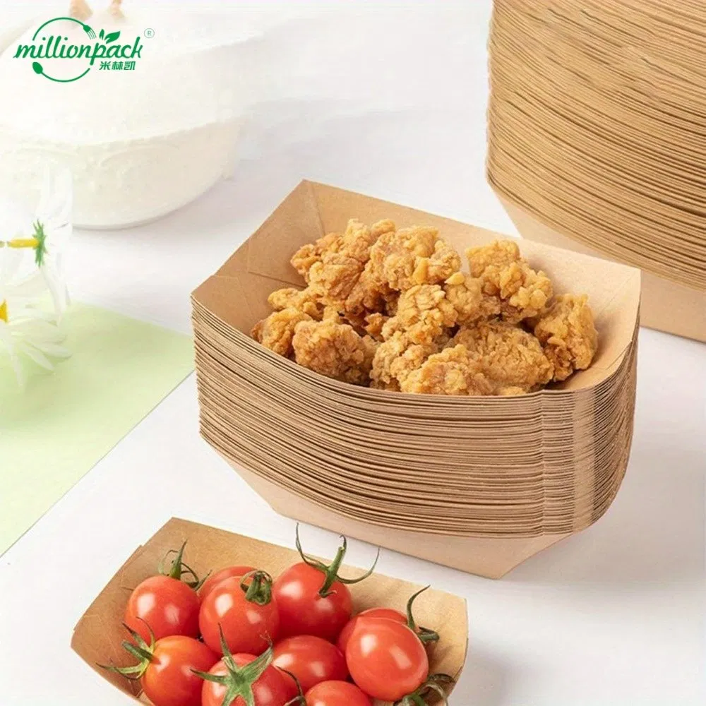 Grease-Proof Laminated Tray for Fried Chicken and Greasy Food Service