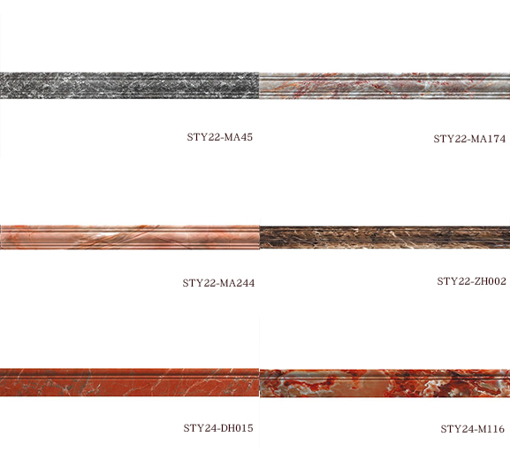 Decoration Line Marble With800*120dark Color