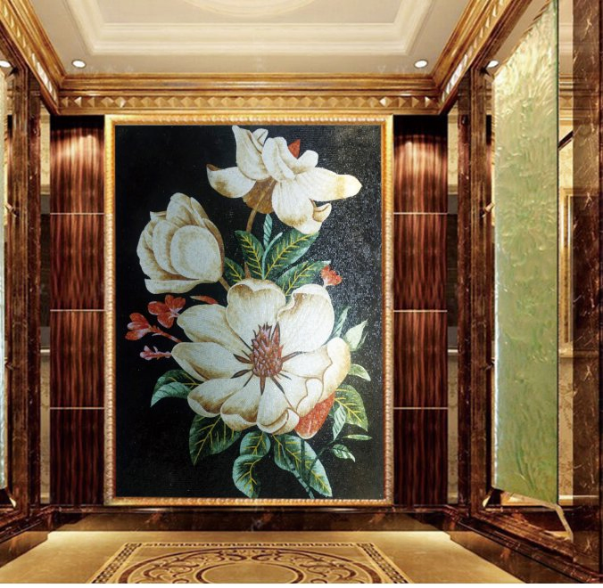 Good Design Mixed Color Mosaic Picture Mural for Hotel Wall Decoration Artworks