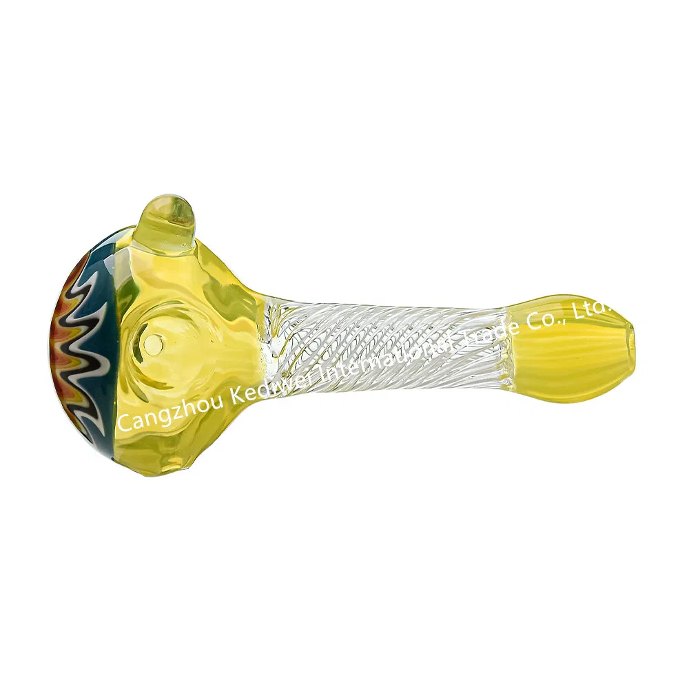 Handblown Glass Hand Pipe Smoking Pipe Oil Burner Us Rods Wigwag