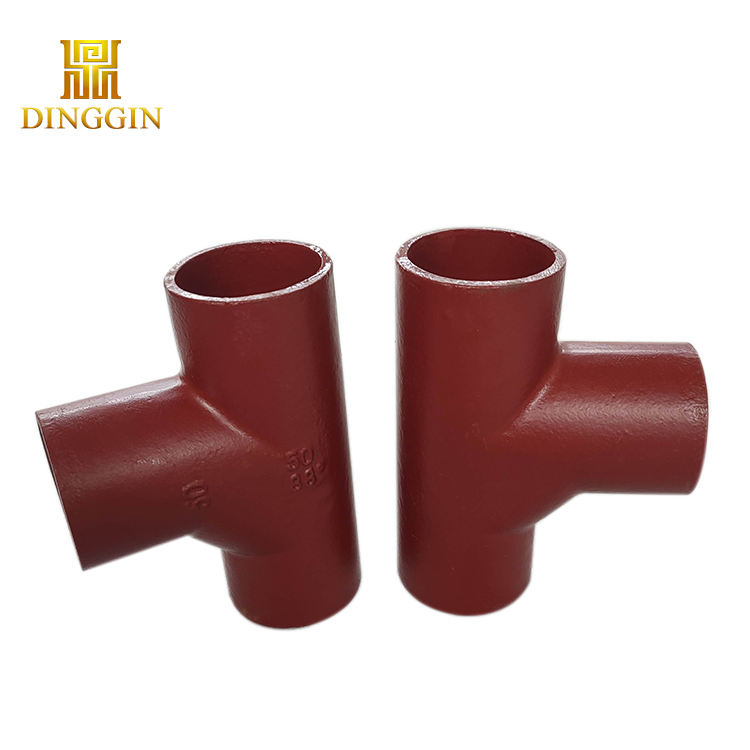 En877 Cast Iron Epoxy Coating Tee Branch