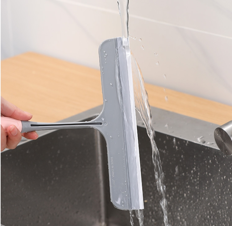 Window Squeegee Glass Wiper Scrub Cleaner Glass Cleaning Car Window Scraper