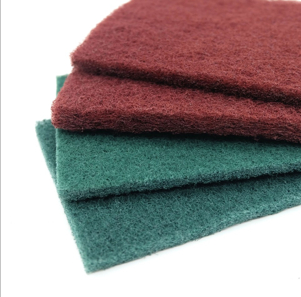 Raw Material Scouring Pad Heavy Duty Kitchen Cleaning Scrubber in Roll