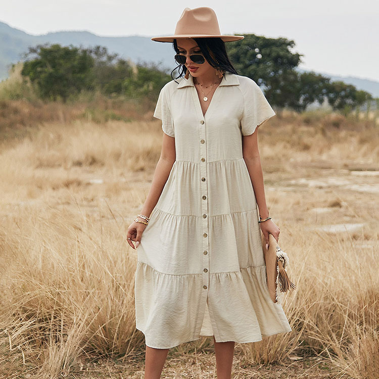 Рубашка женская весенняя плиссированная короткий рукав