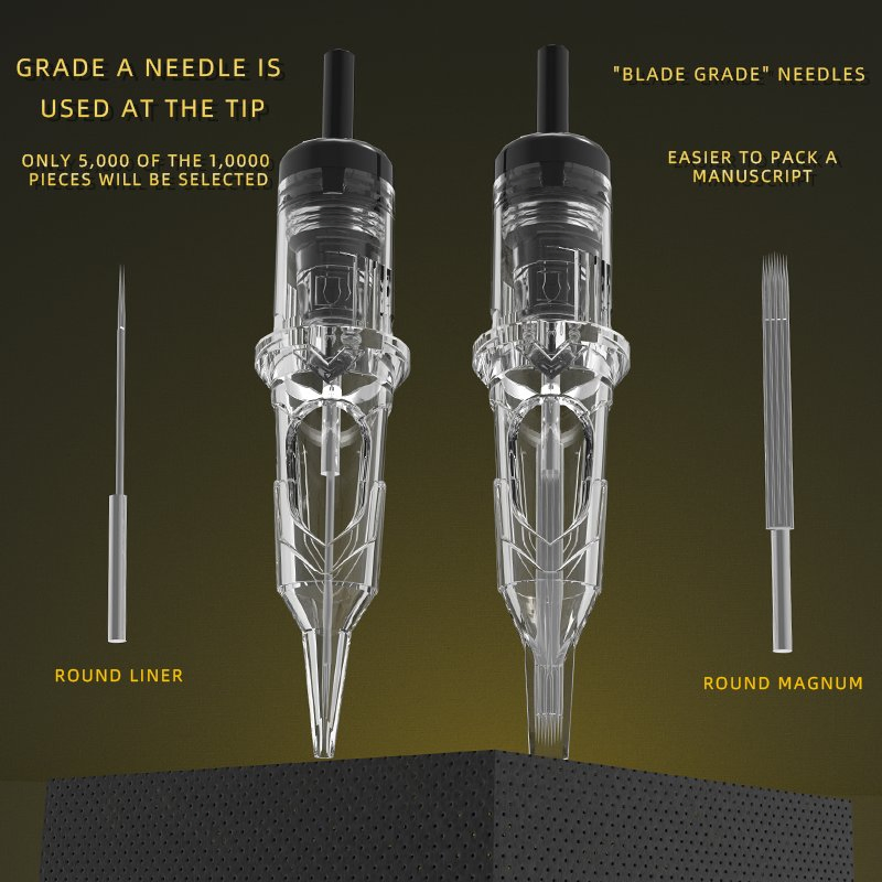9 Dragon Wholesale Tattoo Needle Factory Supply Disposable Premium Tattoo Needle Cartridges