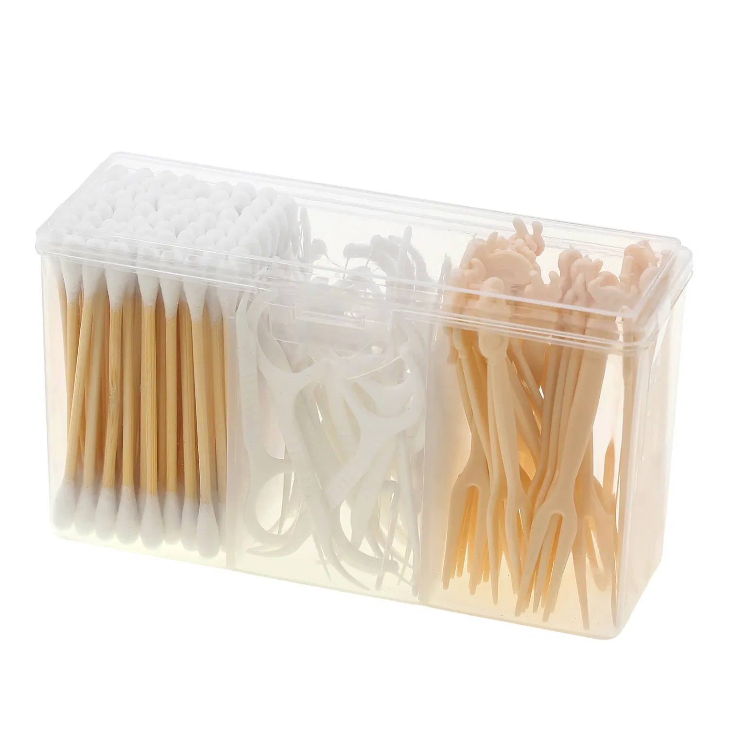Hygienic Dental Floss Picks for Oral Cleaning