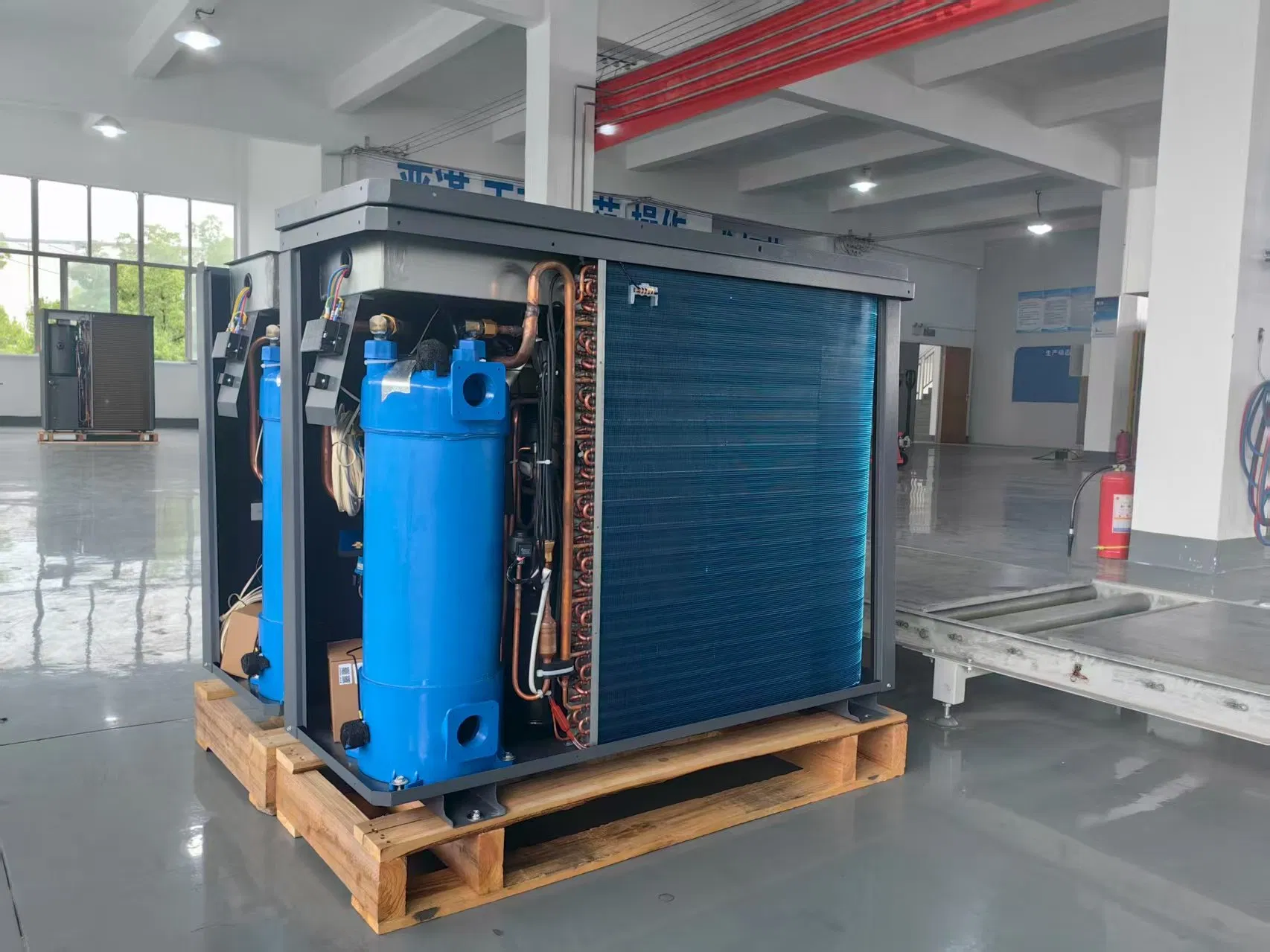 Imposol China Factory Wholesale High Cop Brand Compressor 8kw to 35kw R32 Full DC Inverter Above/in Ground Pool Air to Water Swimming Pool Heat Pump