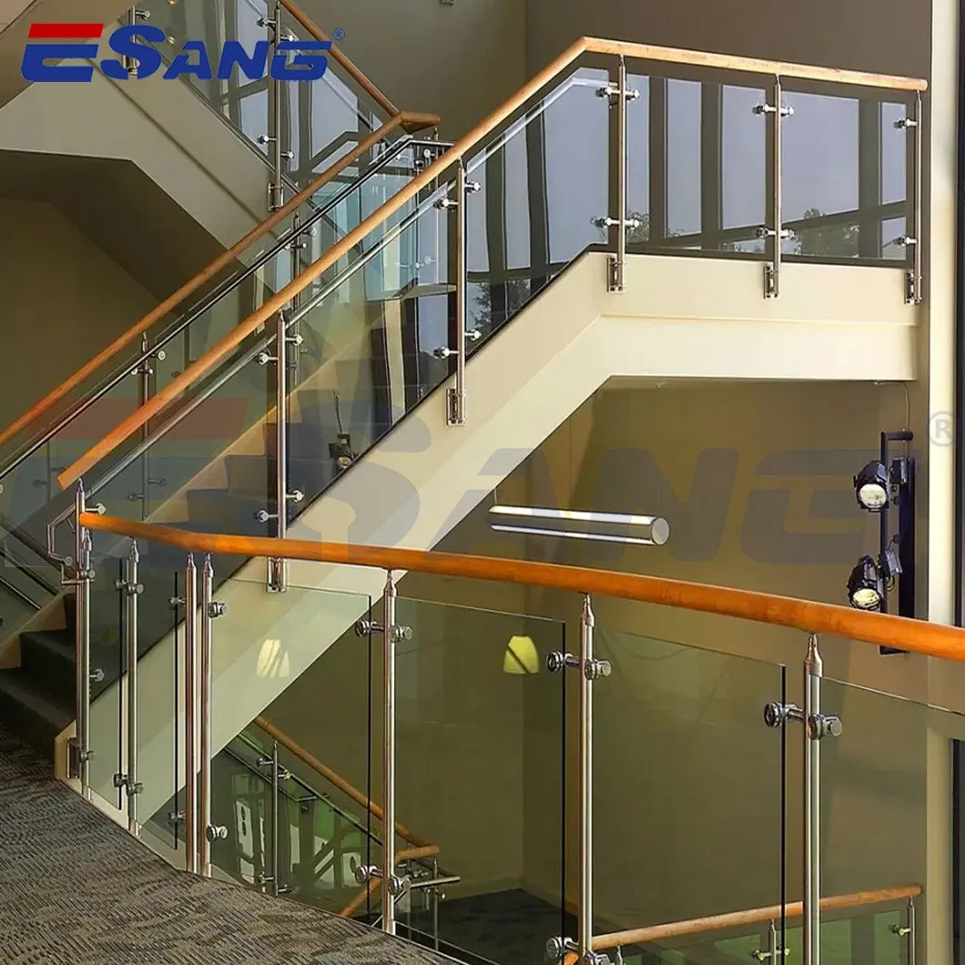 Esang Railing Residential Frameless Railing Corridor Stainless Steel Glass Railing Stairs