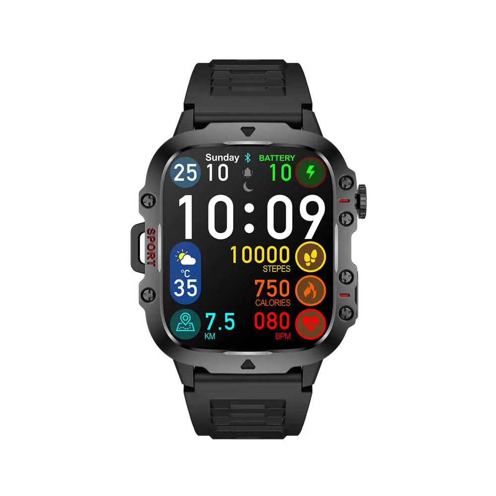 Умные часы с измерением пульса, SpO2 и отслеживанием сна