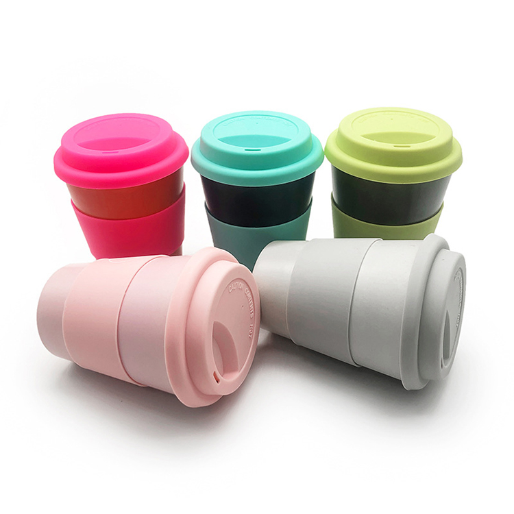 Reusable Biodegradable Bamboo Fiber Custom Printed Biodegradable Coffee Cups
