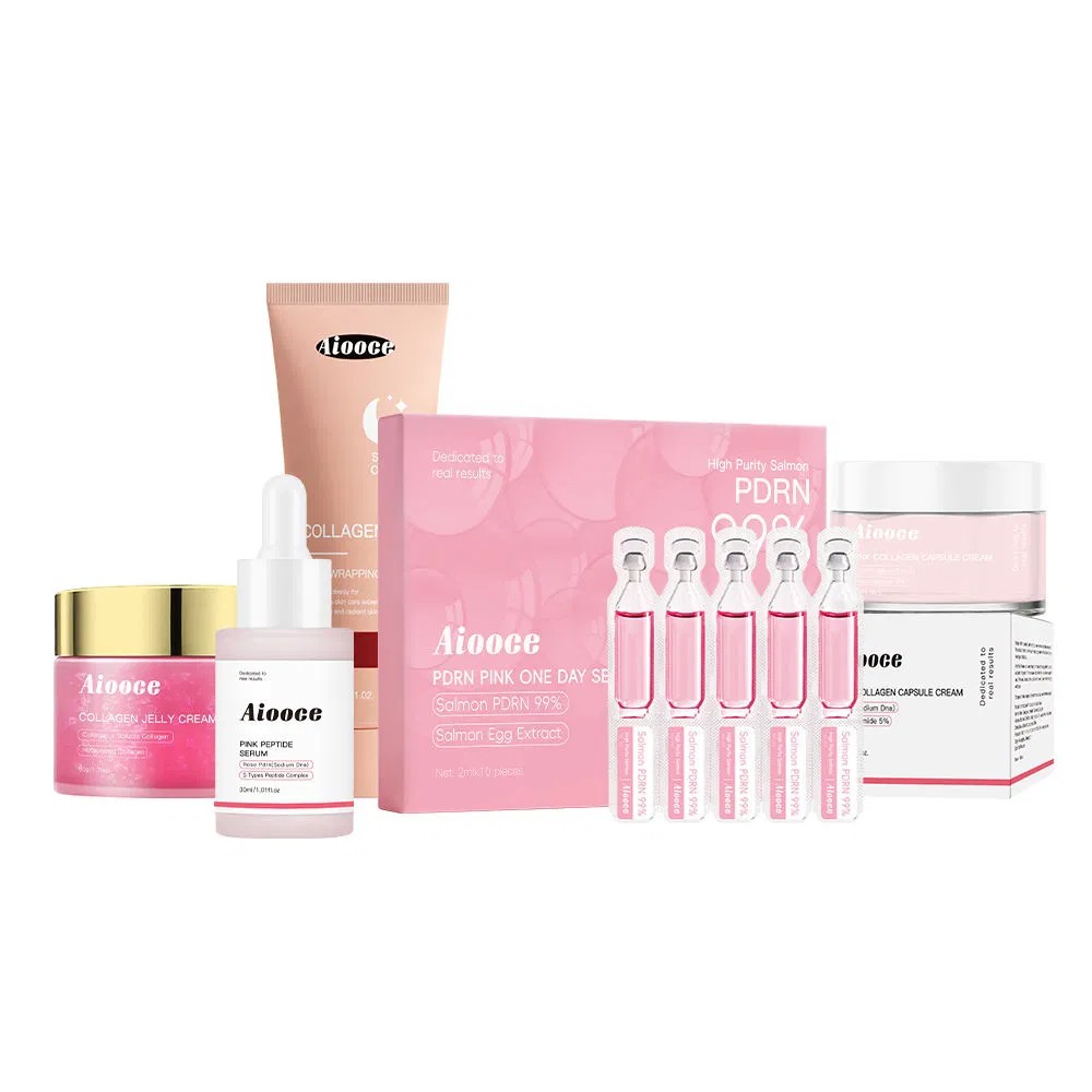 Aiooce Korean Pdrn Pink Collagen Jelly Gel Facial Mask & Serum Skincare