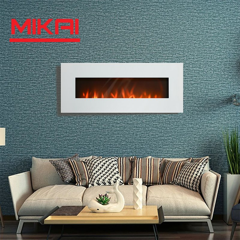High Performance Wall Mount Style Indoor Modern Fake Electric Fireplace