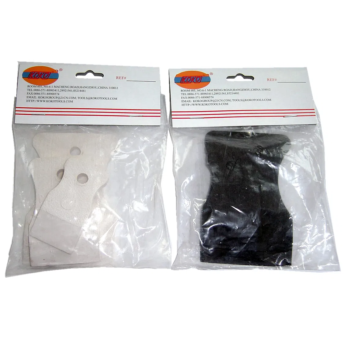 3PCS Set 40+60+80mm Rubber Grout Squeegees Scraper