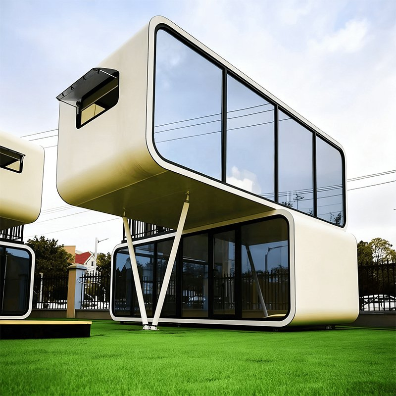 Commercial and Residential Apple Cabin, Mini Container House, Luxury Customizable Mobile House