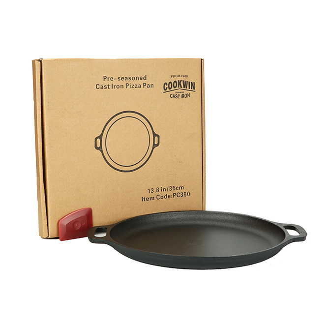 Factory Direct No Coating No Rust Cast Iron Fry Baking Pan