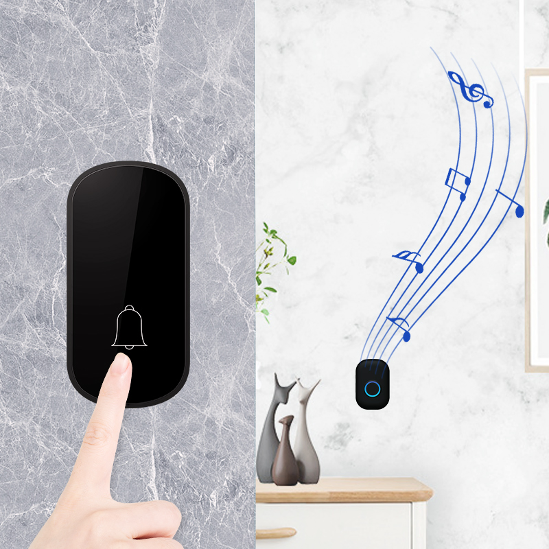 Waterproof Kinetic Wireless Doorbell No Battery Required