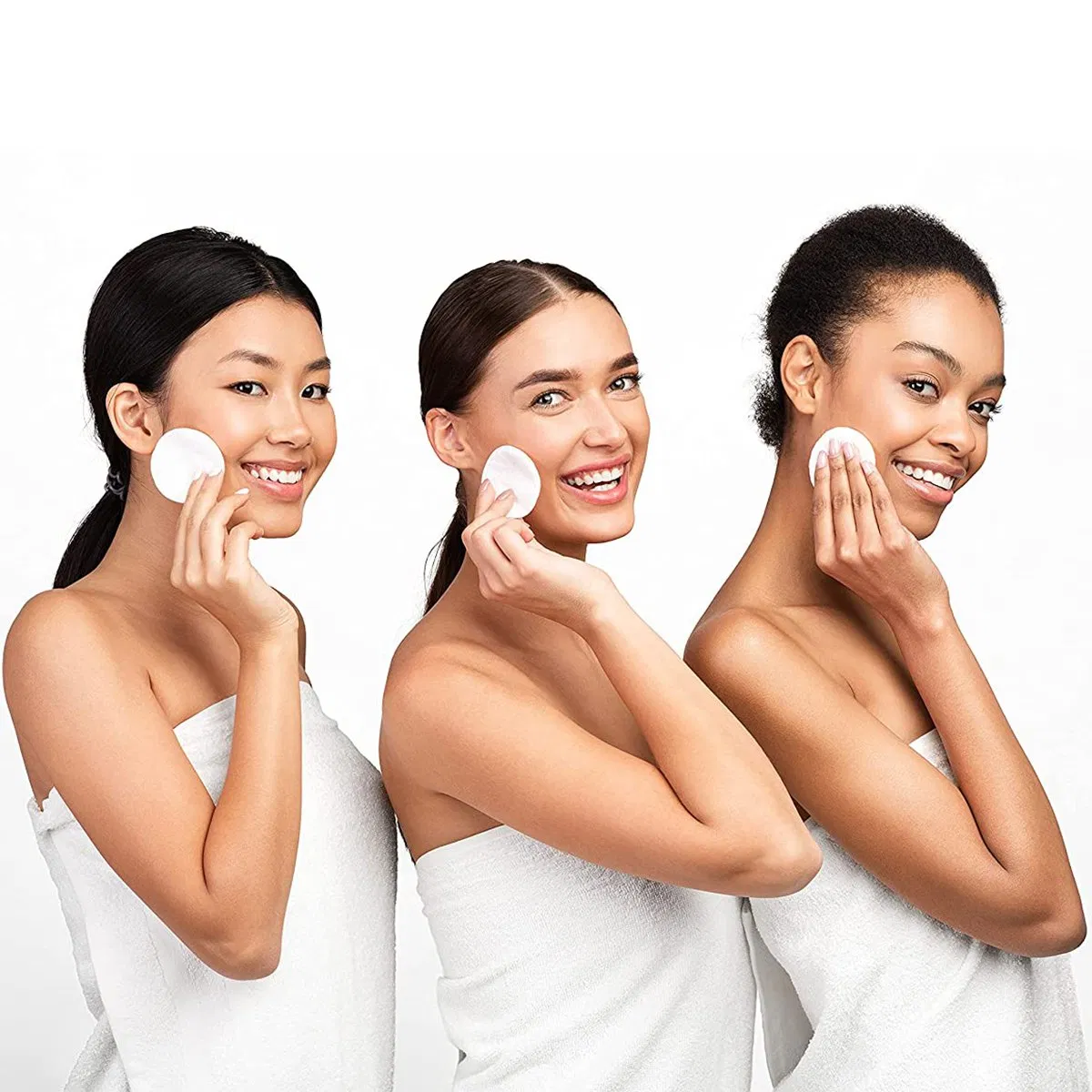 Private Label Reusable Extra-Softness Microfiber Cotton Face Cleansing Makeup Powder Magic Remover Wipes Makeup Remover Pads