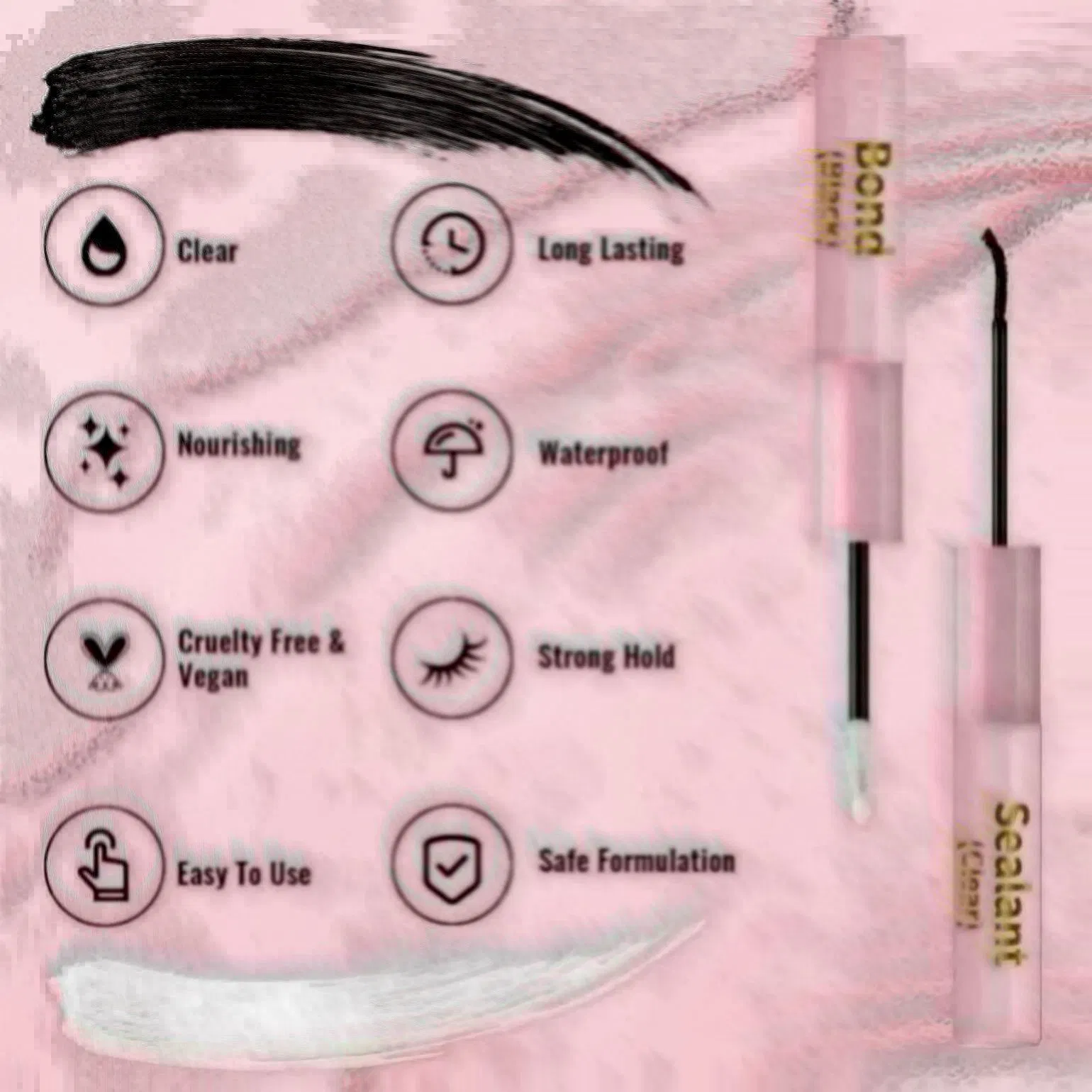 Eyelash Glue with Clear Seal for Professional Use