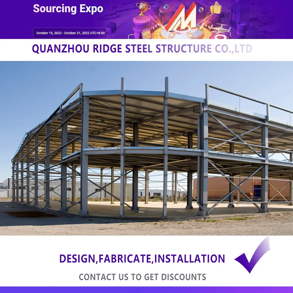 High Rise Multi Floors 2 3 4 5 Metal Steel Seismic Building Prefabricated Hotel