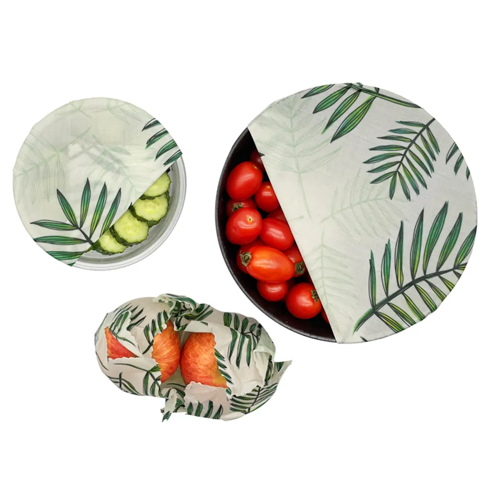 Biodegradable Reusable Soy Wax Vegan Food Wrap