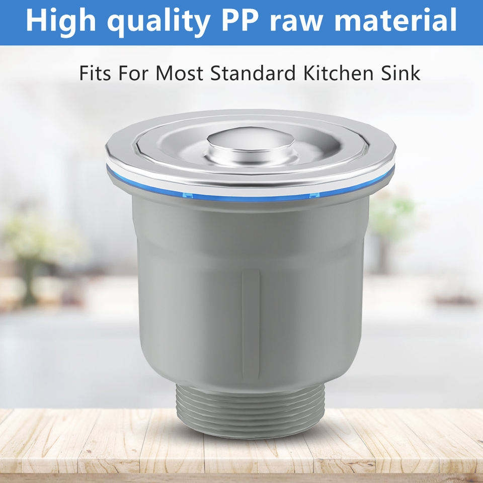 New Ss201/304 Catch Food Debris Anti-Clogging Brushed Surface Kitchen Sink Drainer