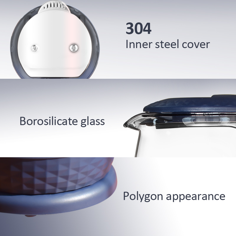 2023 Blue Light Disinfection Electric Kettle