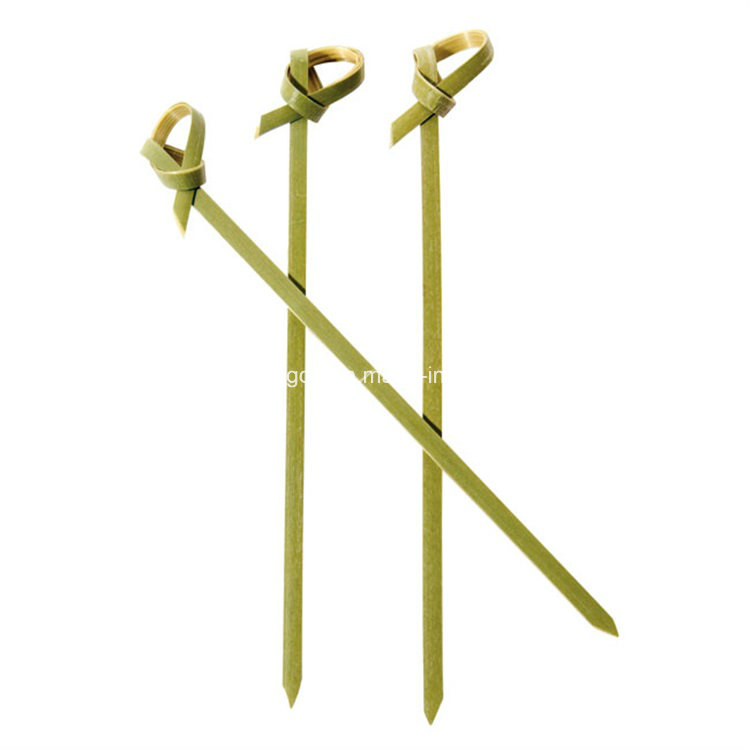 Disposable Cocktail Party Looped Bamboo Picks