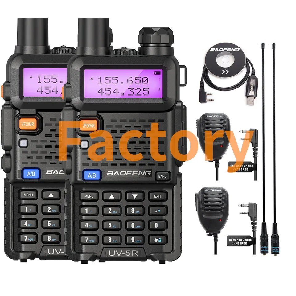 Портативная рация Baofeng UV-5R, 5-8Вт, дальность до 30 км