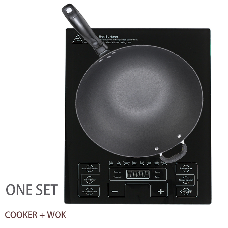 Induction Cooker Set with Metal Pot Hot-Pot Cookingware Kitchen Appliances