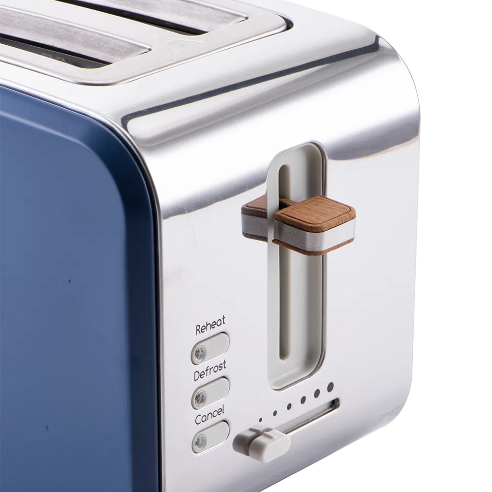 China Customized High Quality Multifunct Toast Bread Maker Breakfast Machine 2 Slice Stainless Steel Toaster