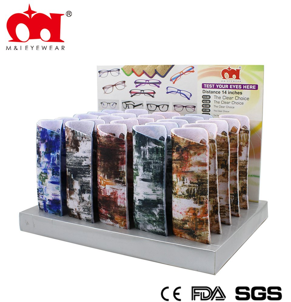 Stylish Reading Glasses and Eyeglasses Pouch with Paper Transfer (WRP902005)