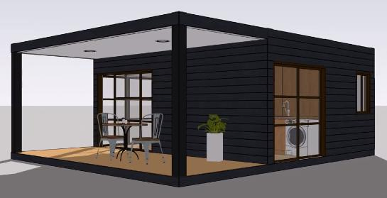 Detachable China Factory Supply 20 FT Portable Detachable Small Flat Pack Container House