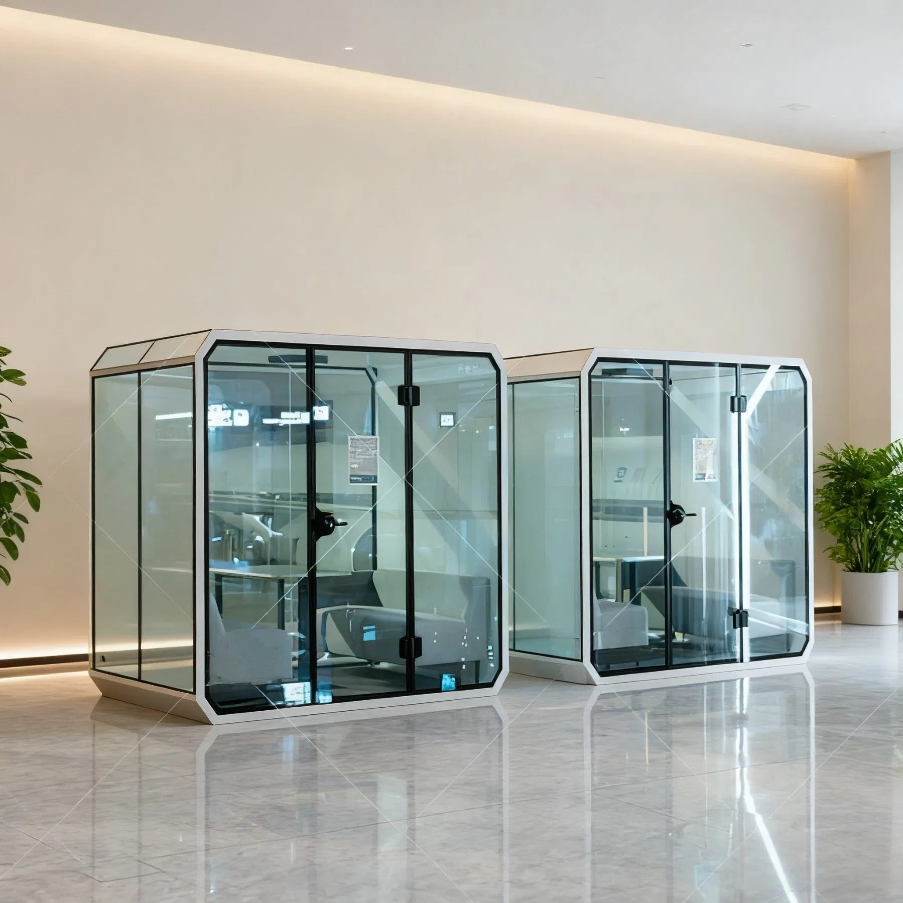 Customized Soundproof Office Phone Booth Acoustic Silent Cabin Office Prefab Office Pod