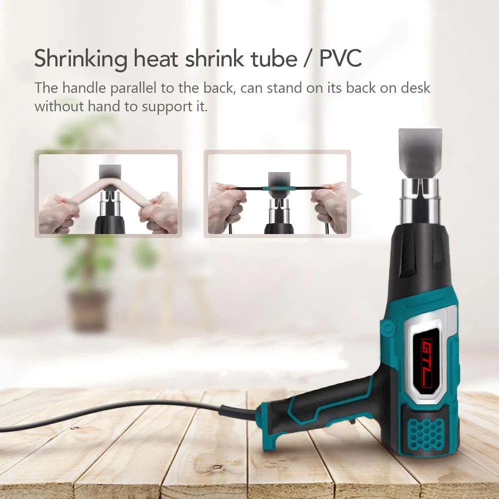 2000W High Performance Hot Air Gun Adjustable Temperature Control Heat Gun