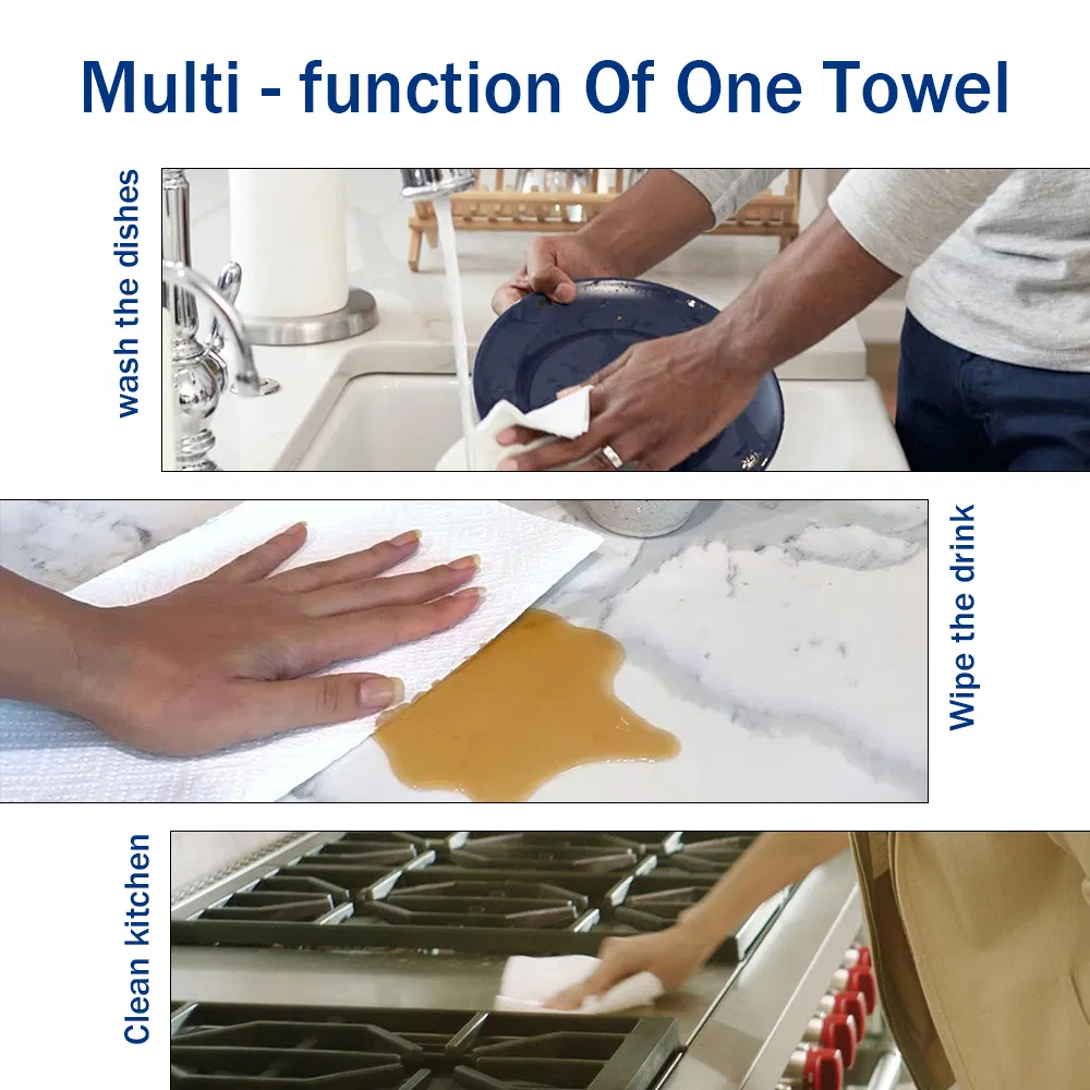 2 Ply Oil Absorb 70 Sheets Virgin Wood Pulp Fod Grade Tissue Paper for Restaurant Kitchen Tissue Paper Towel