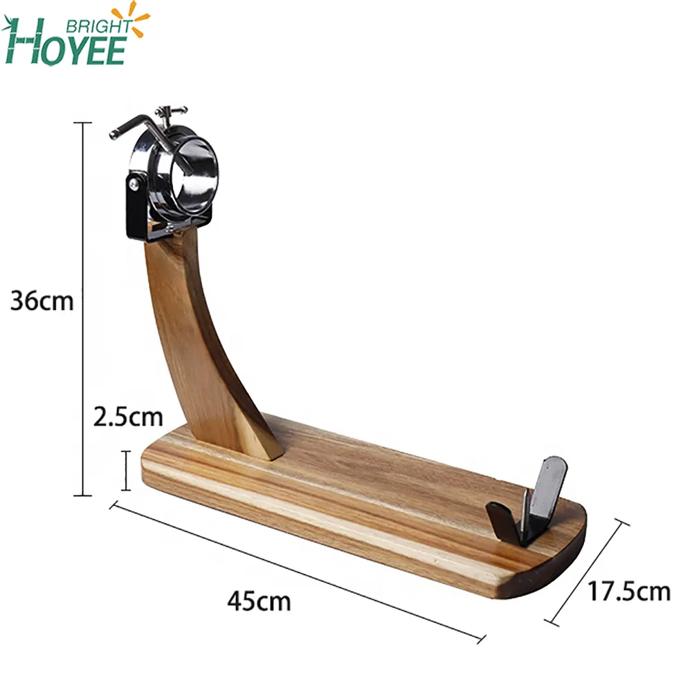 Wholesale Acacia Wood Spanish Ham Rack Stand Holder