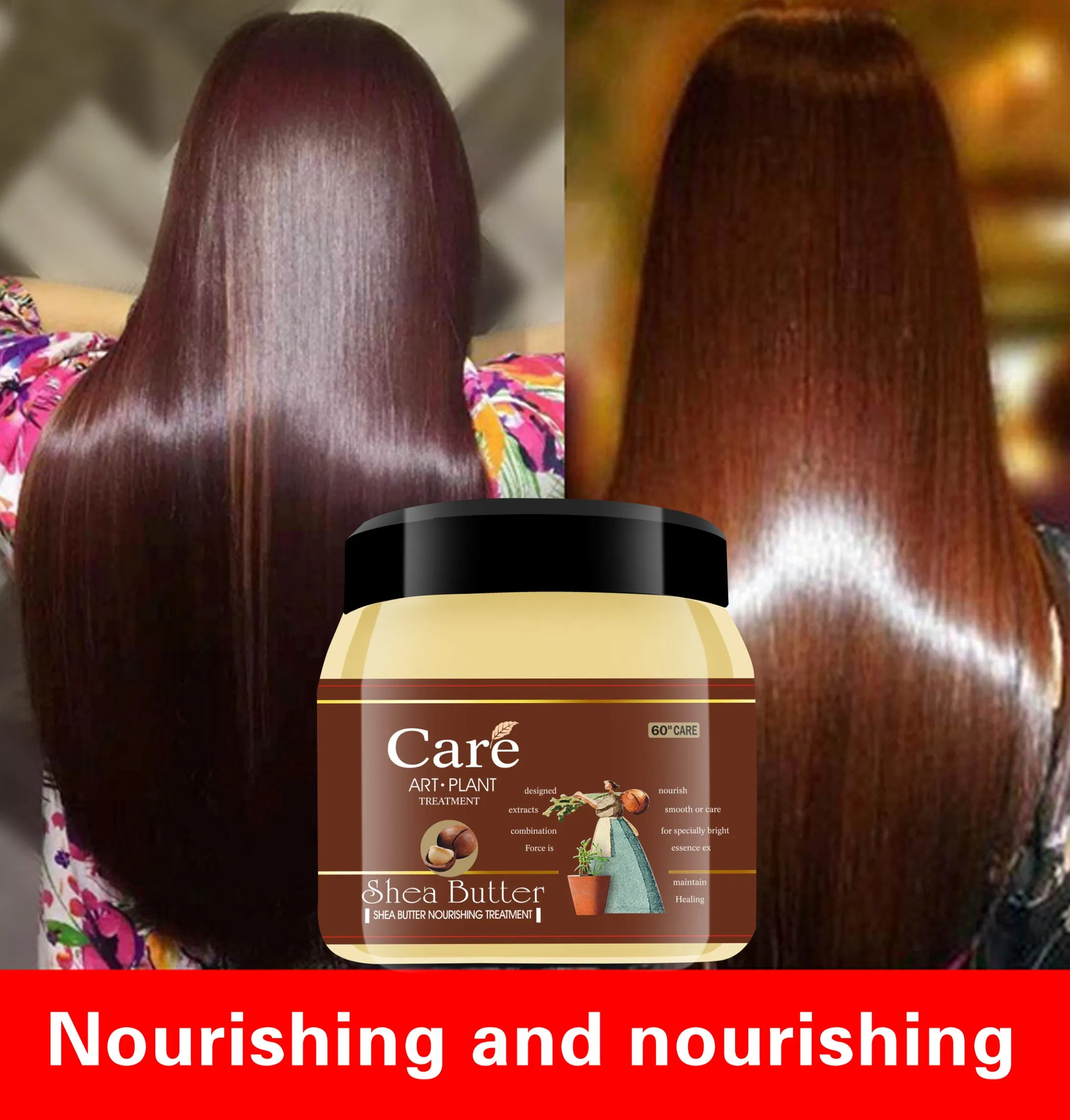 Shea Butter Nourishing Hair Treatment Private Label Hair Mask Private Label Acceptable