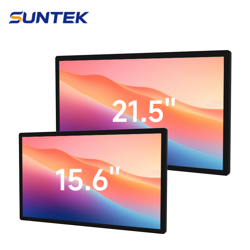 Suntek 15.6 Inch Android LED Monitor Wall Mounted Industrial Touch Panel PC