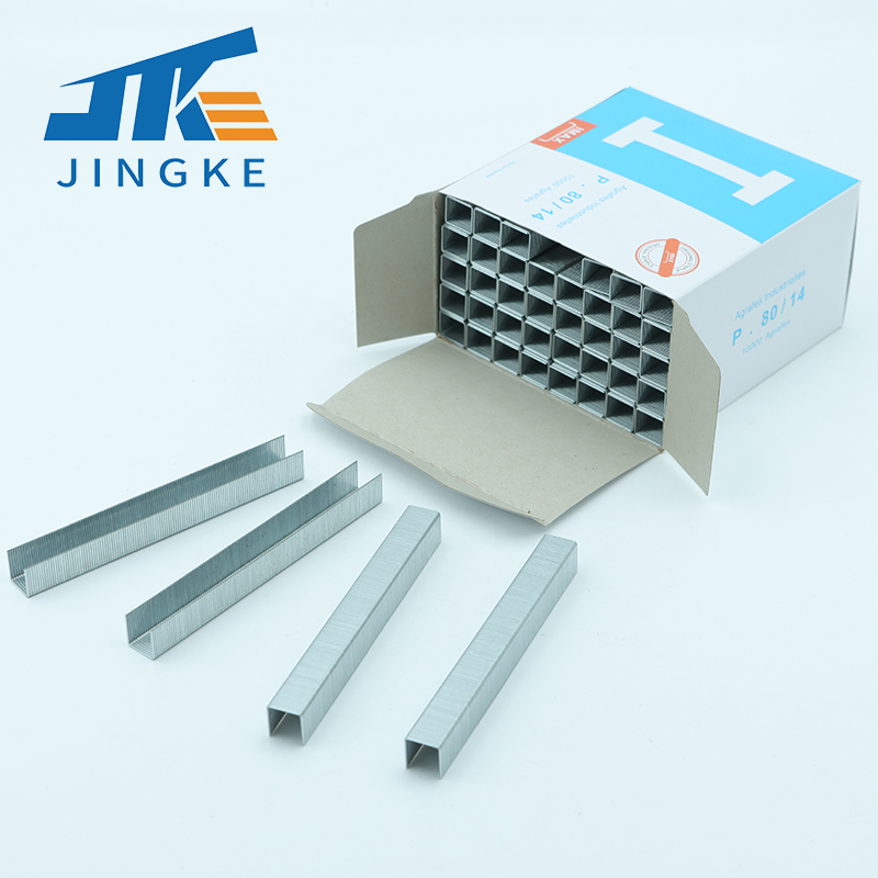 Промышленные гальванизированные скобы Bea80 для мебели