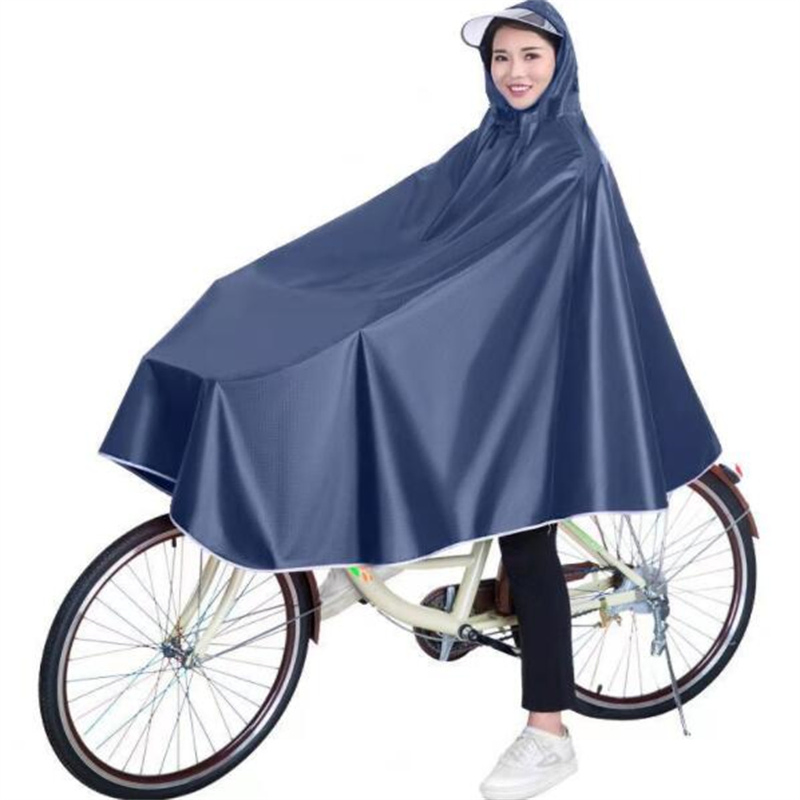 Bicycle Rain Poncho Environmental Quick Dry Raincoat for Adults