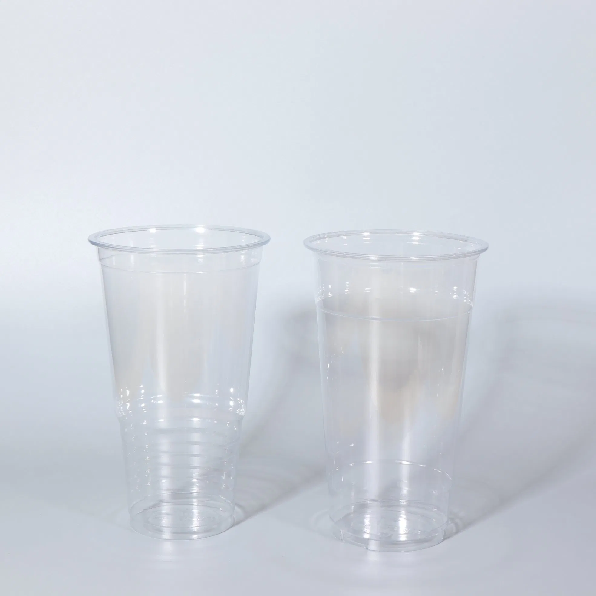 Disposable Pet Cup 32 Oz Clear Cold Drinking with Dome Lid