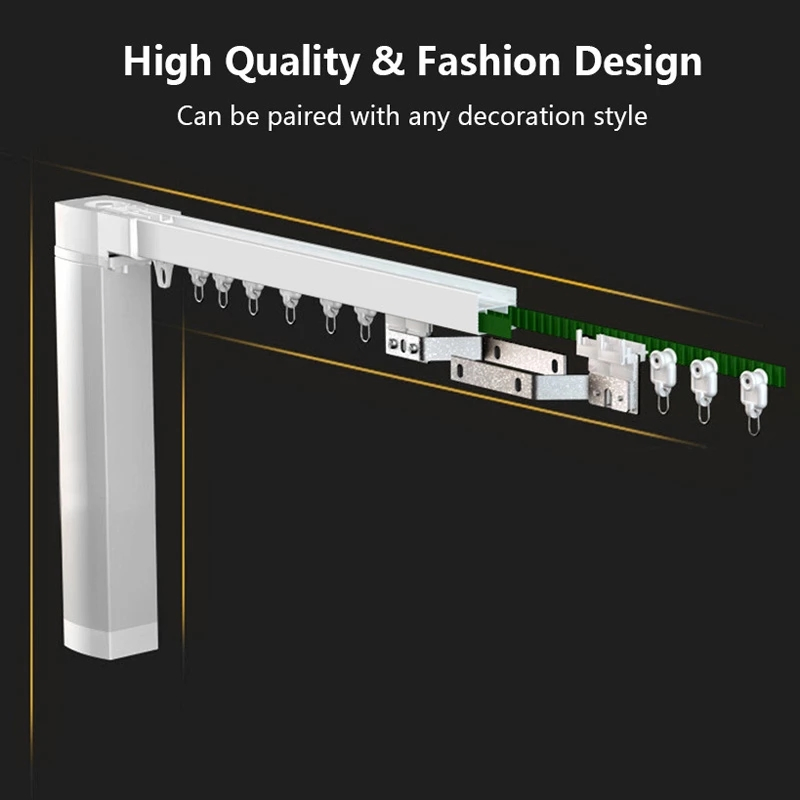 Tuya WiFi Smart Automatic Motorized Electric Remote Control Curtain Motor Work with Alexa and Google Home