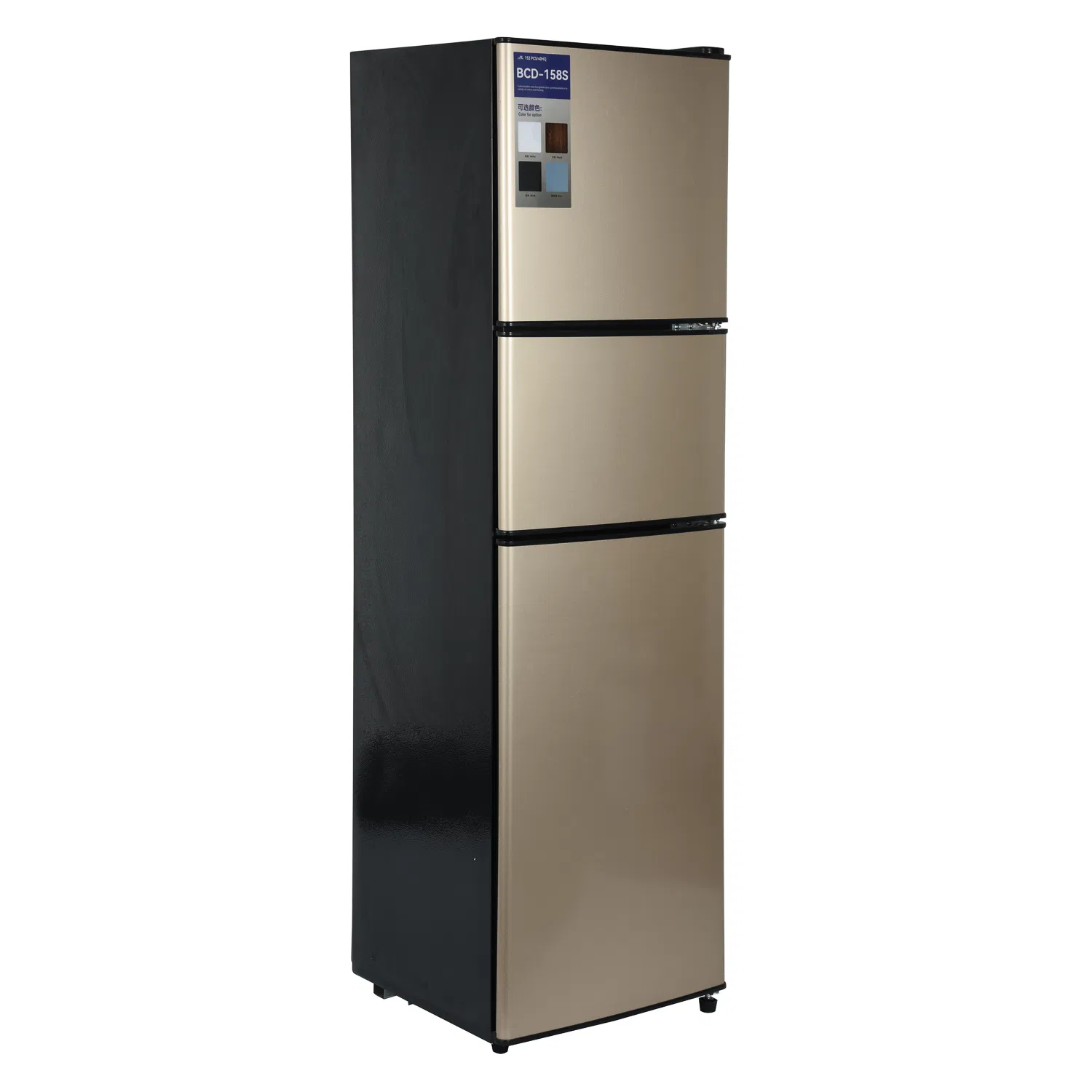 Bcd-108s China Best Triple Door Refrigerators with Electric Cold Drink Refrigeration