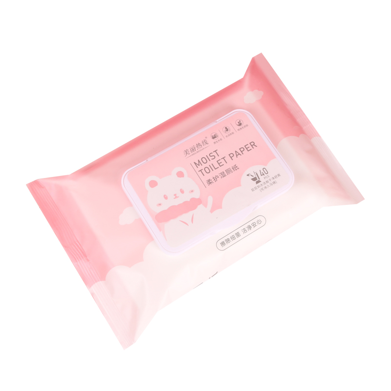 Flushable Toilet Wipes with Custom Logo and Tailored Packaging Solutions