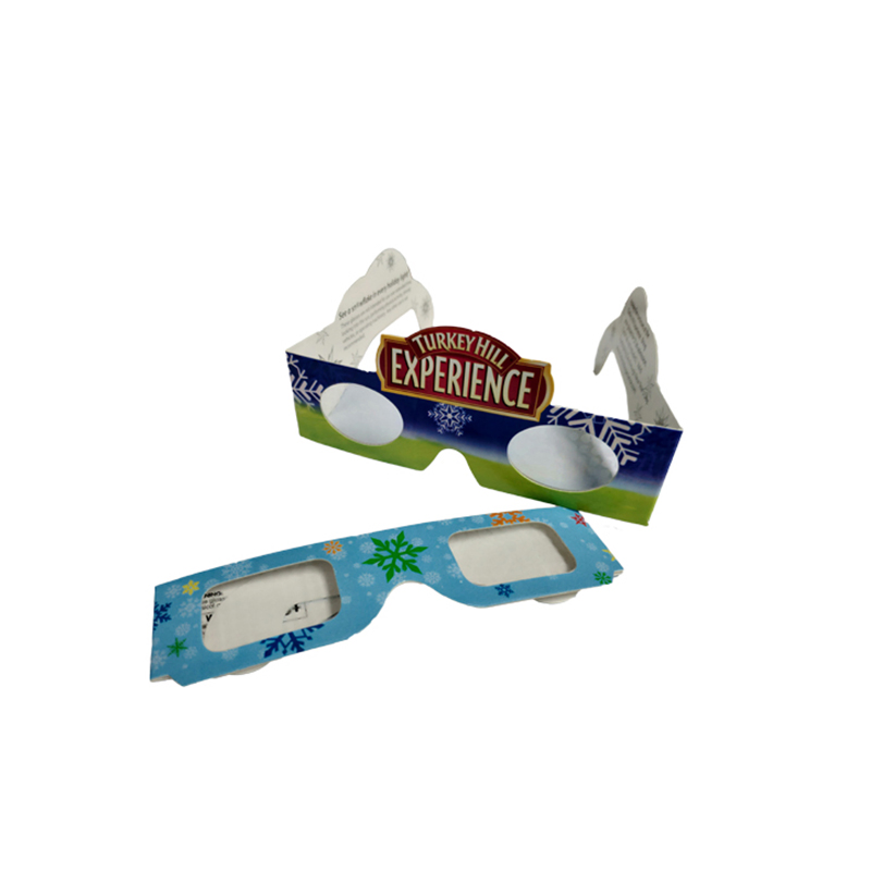 Cardboard Paper Diffraction Glasses Heart Shape Glass Diffraction