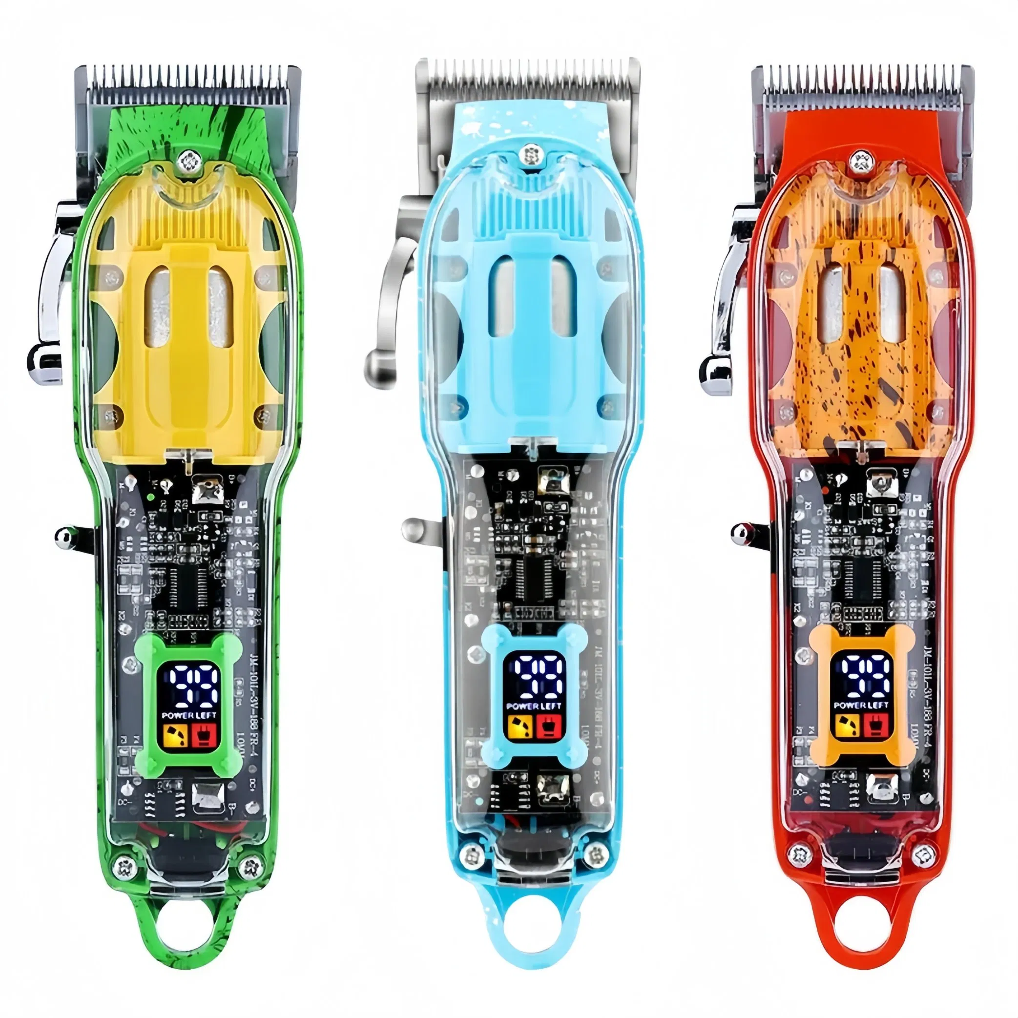 Hot Sale LED Professional Barbers Rechargeable Cordless Hair Trimmer Hair Cutting Machine