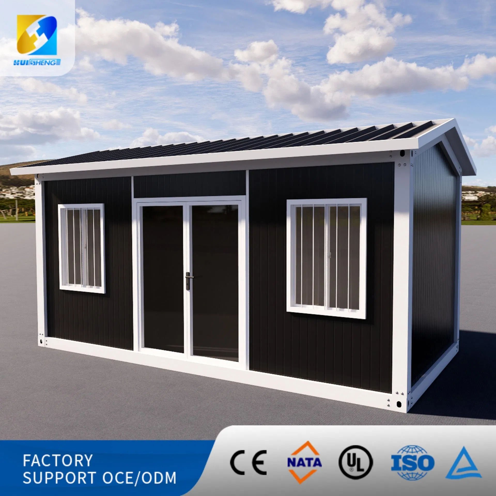 Custom Affordable Portable Folding Prefabricated Flat Pack Container House for Store Office Hotel