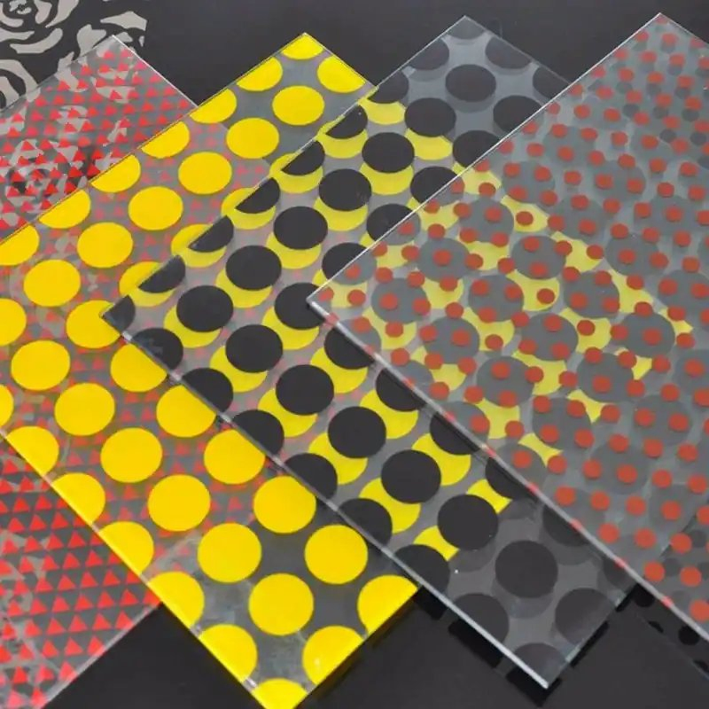 Enameled Ceramic Fritted Frit Tempered Toughened Silk Screen Digital Printed Glass for Cathedral Glass